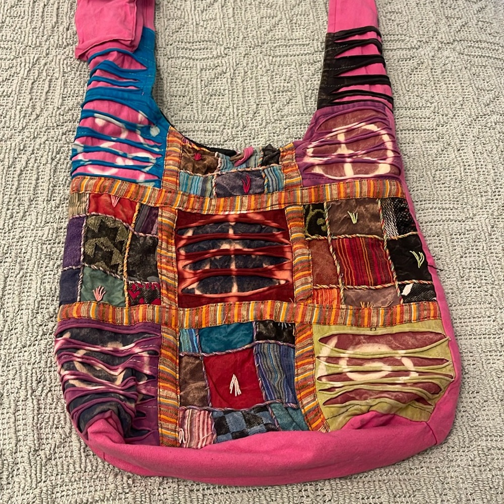 Patchwork Peace Tote Bag - image 1